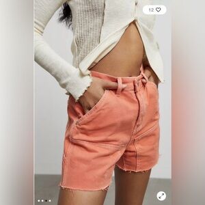 NWT BDG Urban Outfitters Orange Carpenter Cargo Shorts